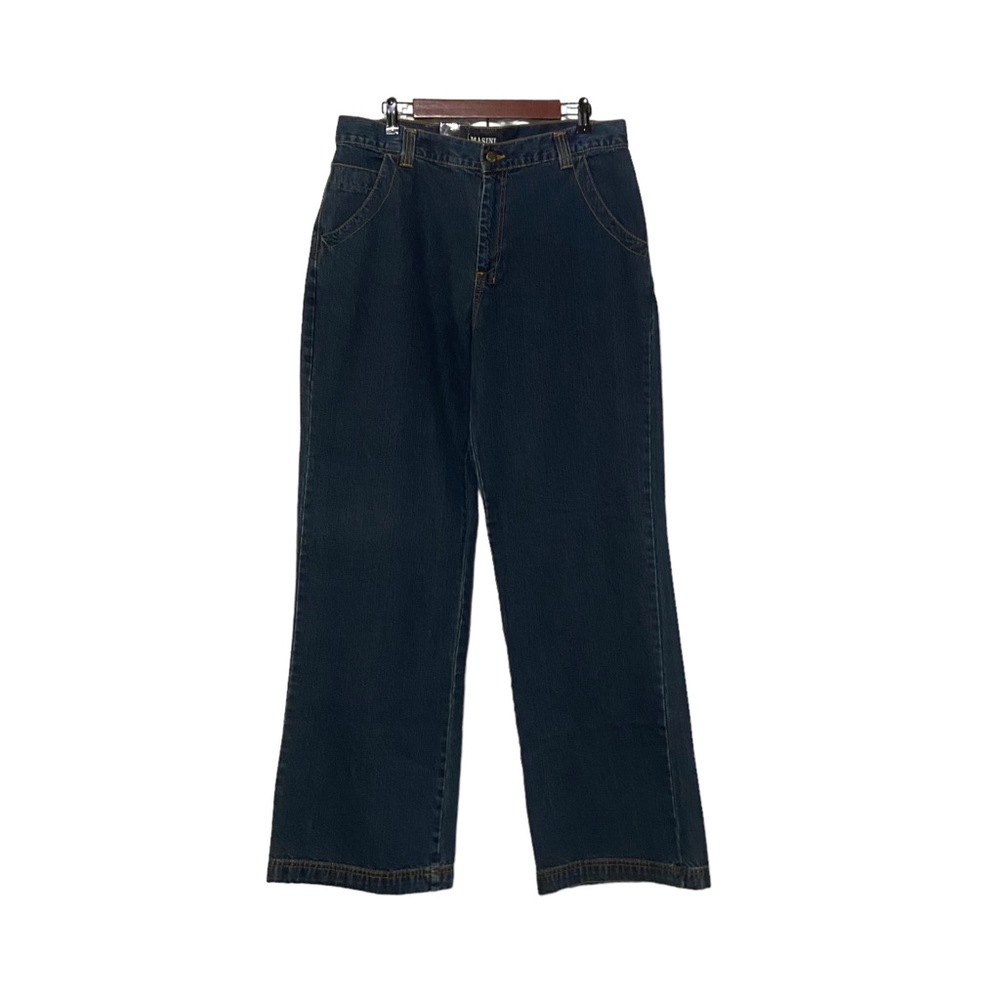 Vintage Lamasini Bootcut Dark Washed Jeans Blue